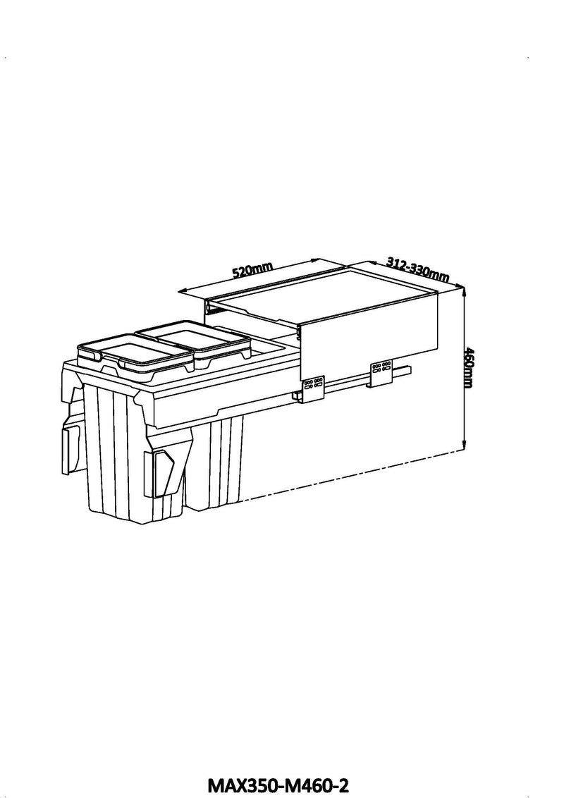 MAXI Bins MAX350-M460-2